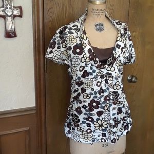 Sydney Tyler flier dress blouse  size 10